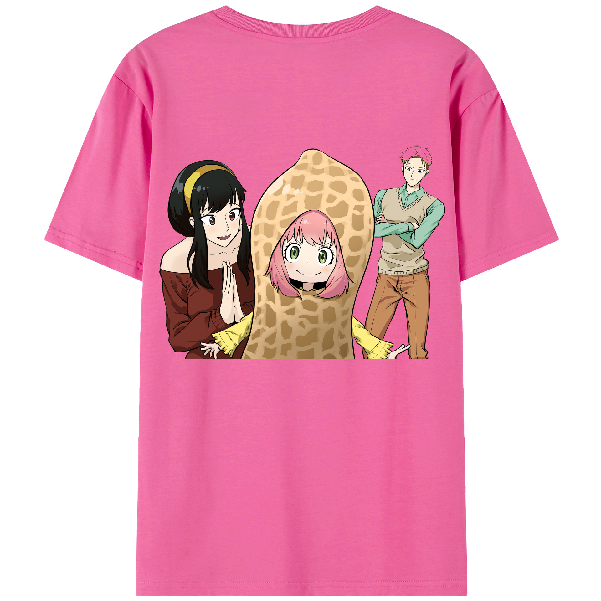 （画像用） SPY×FAMILY间谍家家酒 レディース半袖Tシャツ(バックプリント)